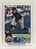 #72 Jon Berti Miami Marlins 2023 Topps Series One Baseball Card