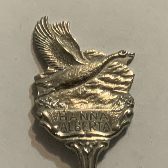 Hanna Alberta Goose Farm House Collectable Souvenir Spoon CW