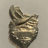 Hanna Alberta Goose Farm House Collectable Souvenir Spoon CW