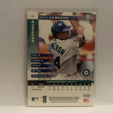 #45 Mike Cameron Seattle Mariners 2002 Donruss Leaf Baseball Card HM
