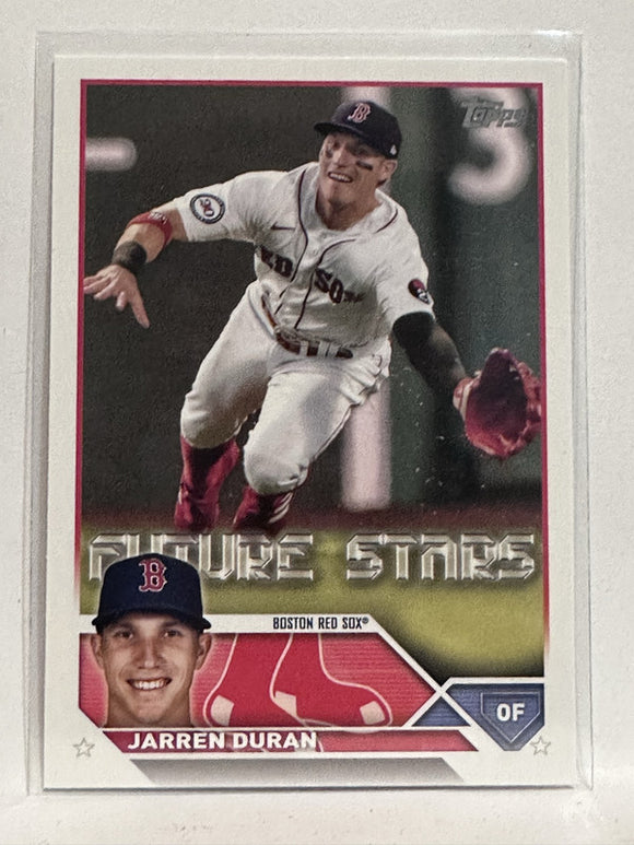 #242 Jarren Duran Future Stars Boston Red Sox 2023 Topps Series One Baseball Card
