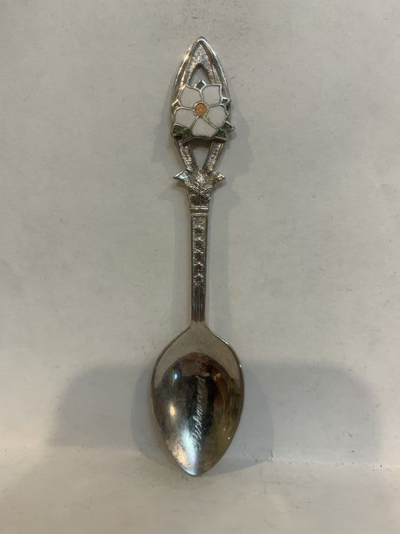 Richmond BC Dogwood Flower Souvenir Spoon