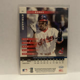 #44 Ellis Burks Cleveland Indians 2002 Donruss Leaf Baseball Card HM