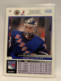 #42 Mike Richter New York Rangers 1993-94 Upper Deck Hockey Card  NHL