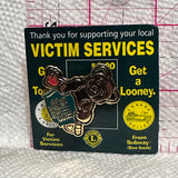 Victim Services 2000 Teddy Bear  Lapel Pin