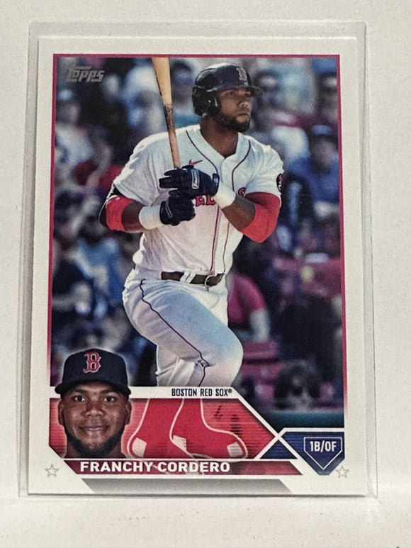 #42 Franchy Cordero Boston Red Sox 2023 Topps Series One Baseball Card