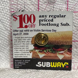 Victim Services 2000 Teddy Bear  Lapel Pin