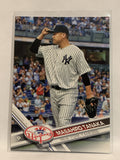 #208 Masahiro Tanaka New York Yankees 2017 Topps Series One Baseball Card