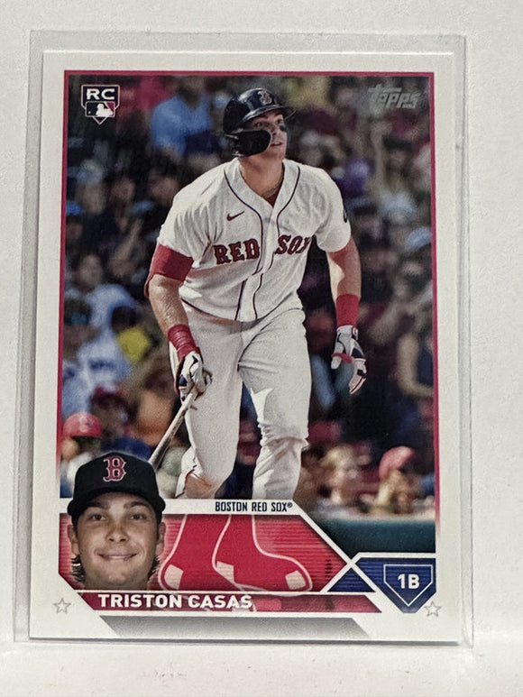 #92 Triston Casas Rookie Boston Red Sox 2023 Topps Series One Baseball Card