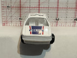 White Police Emergency Car #8030 Unbranded Diecast Car