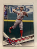 #215 Johnny Giavotella Los Angeles Angels 2017 Topps Series One Baseball Card