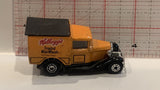 Orange Kellogg's Frosted Mini Wheats Model A Ford Matchbox Toy Diecast Car
