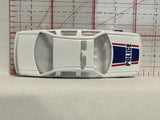 White Police Emergency Car #8030 Unbranded Diecast Car
