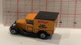 Orange Kellogg's Frosted Mini Wheats Model A Ford Matchbox Toy Diecast Car