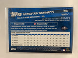 #49 Scooter Gennett Milwaukee Brewers 2017 Topps Series One Baseball Card