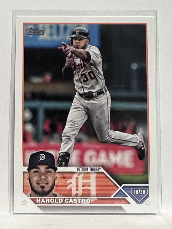 #126 Harold Castro Detroit Tigers 2023 Topps Series One Baseball Card