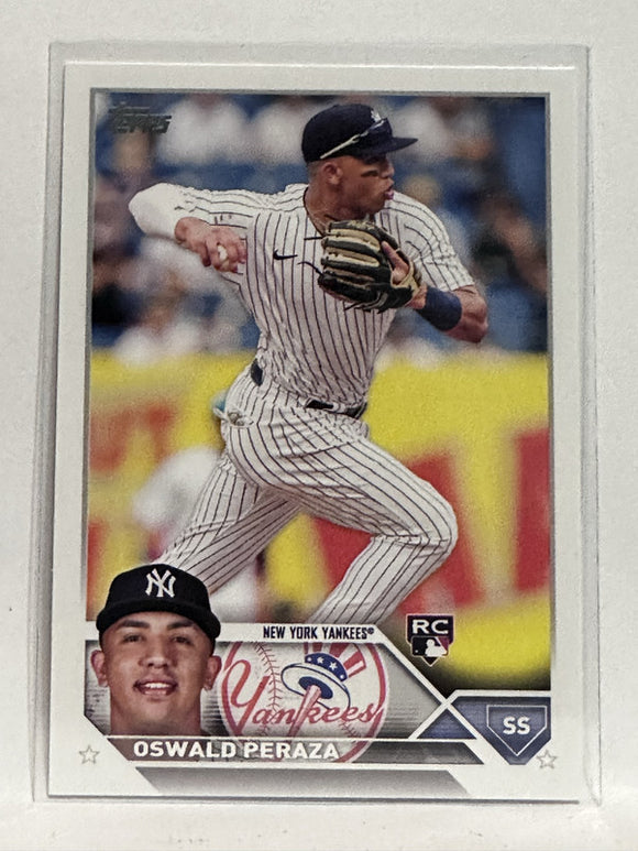 #94 Oswald Peraza Rookie New York Yankees 2023 Topps Series One Baseball Card