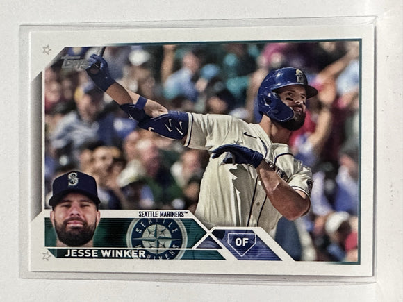 #306 Jesse Winker Seattle Mariners 2023 Topps Series One Baseball Card