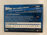 #255 Orlando Arcia Rookie Milwaukee Brewers 2017 Topps Series One Baseball Card