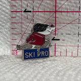Ski Pro Mascot  Lapel Pin