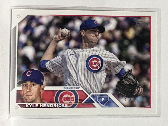 #137 Kyle Hendricks Chicago Cubs 2023 Topps Series One Baseball Card