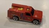 Red EMS Paramedic Truck Hot Wheels Toy Diecast Car