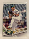 #262 Liam Hendriks Oakland Athletics 2017 Topps Series One Baseball Card