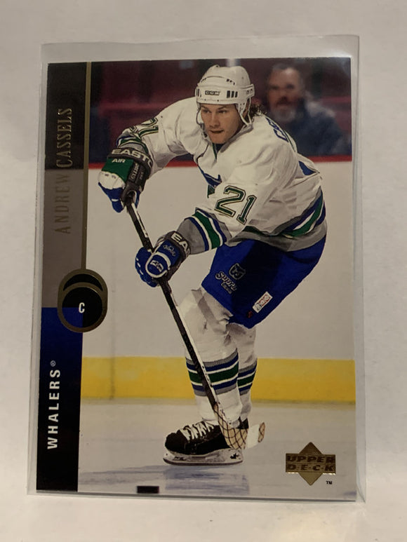 #317 Andrew Cassels Hartford Whalers 1995-96 Upper Deck Hockey Card  NHL