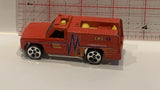 Red EMS Paramedic Truck Hot Wheels Toy Diecast Car