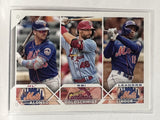 #240 Alonso Goldschmidt Lindor Runs Batted In Leaders 2023 Topps Series One Baseball Card