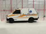 White Ambulance 8074-B Unbranded Diecast Car