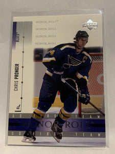 #10 Chris Pronger Honor Roll St Louis Blues 2001-02 Upper Deck Hockey Card  NHL