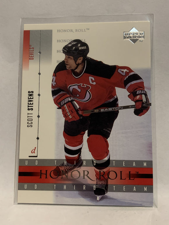 #53 Scott Stevens Honor Roll New Jersey Devils 2001-02 Upper Deck Hockey Card  NHL