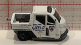 White NYPD Parking Meter CFV76 Matchbox Toy Diecast Car