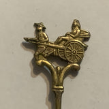 Man on a Rikshaw Collectable Souvenir Spoon CX
