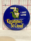 Kissimmee St Cloud Florida Resort Area Button Pinback