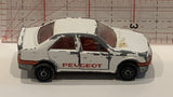 White Peugeot 1/62 Majorette Toy Diecast Car