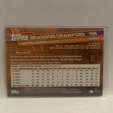 #106 Brandon Crawford San Francisco Giants 2017 Topps Series 1 Baseball Card HO