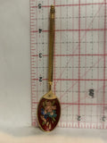 Painted Flowers Souvenir Spoon