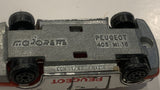 White Peugeot 1/62 Majorette Toy Diecast Car