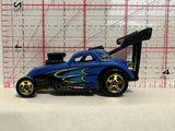 Blue Fiat 500 C 1999 Hot Wheels Diecast Car