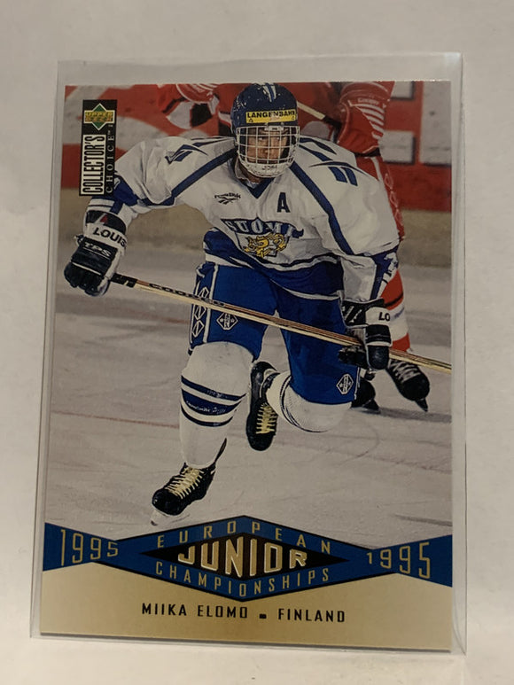 #333 Miika Elomo Finland European Junior Chamionship 1995-96 Upper Deck Collector's Choice Hockey Card