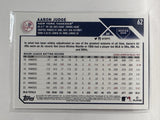 #62 Aaron Judge New York Yankees 2023 Topps Series One Baseball Card