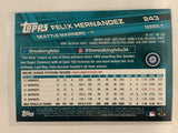 #243 Felix Hernandez Seattle Mariners 2017 Topps Series One Baseball Card