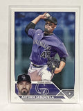 #99 Antonio Senzatela Colorado Rockies 2023 Topps Series One Baseball Card