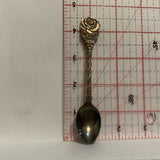 The Butchart Gardens Rose Flower Victoria British Columbia Collectable Souvenir Spoon CY