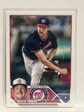 #258 Erick Fedde Washington Nationals 2023 Topps Series One Baseball Card