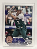 #122 Yonathan Daza Colorado Rockies 2023 Topps Series One Baseball Card