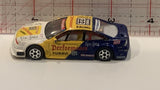 Blue Yellow White Stock Racer Unbranded Toy Diecast Car