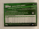 #11 Jake Smolinski Oakland Athletics 2017 Topps Series One Baseball Card